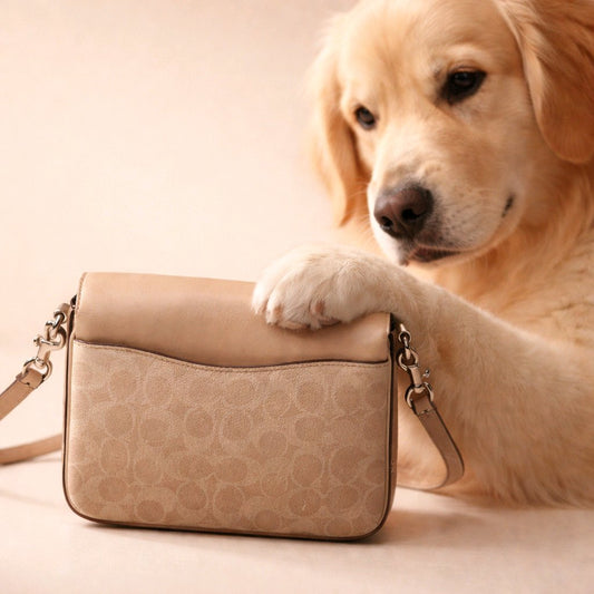 Coach Cassie Crossbody 19 Calfskin Leather Inside Outside Pockets Zippers