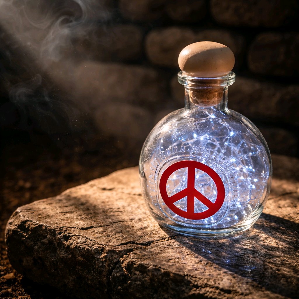 Lighted Bottle Night Bedroom Glow Illuminated Led Ambient Radiant Late Nite Vibe